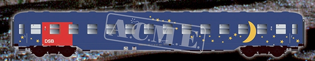 ACME 52297 - H0 - Schlafwagen IC Nat Tog, DSB, Ep. V
